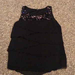 Apt 9 Black Sparkly Tank Size M